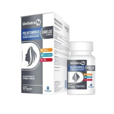 Imagem de Polivitaminico cabelos e unhas unifabra 30 capsulas - MARCA EXCLUSIVA