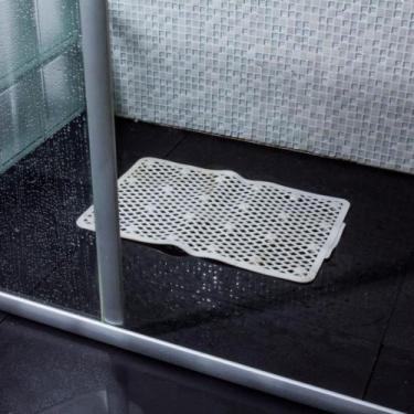 Imagem de Tapete de Plástico Flexível para Área Molhada Branco - Astra