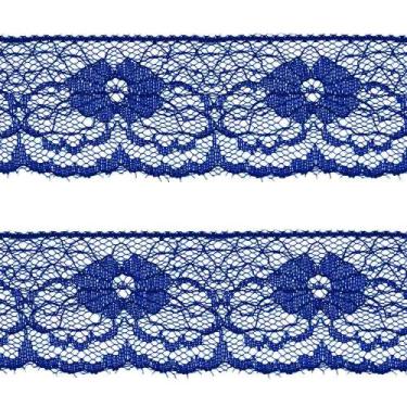 Imagem de Renda de Nylon Najar 3,7cm 900/37 Rolo com 50 Metros, Azul Royal 13