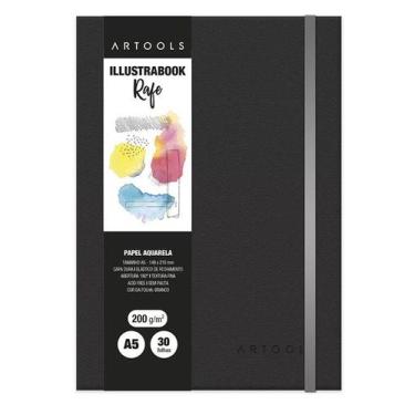 Imagem de Illustrabook A5 Artools Rafe 200g C/ 30 Folhas Aquarela