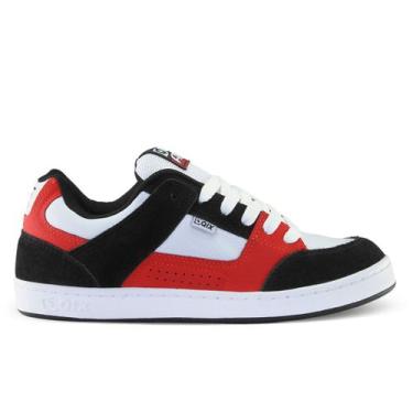 Imagem de Tênis Qix AM - Skate confort , Preto, Vermelho, 36