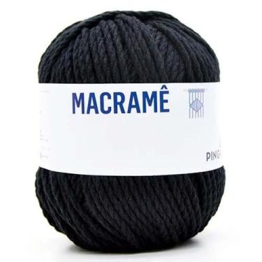 Imagem de Linha Macramê 400g - Pingouin, 100 PRETO