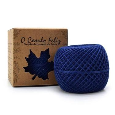 Imagem de Fio Seda Ingá Blend 100g - Casulo Feliz - O Casulo Feliz, GRALHA AZUL
