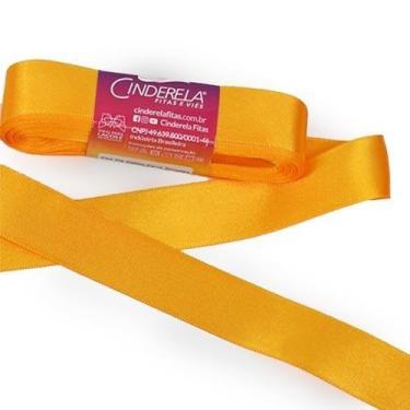 Imagem de Fita de Cetim nº 05 22mm com 10 Metros - Cinderela, 05 - AMARELO OURO