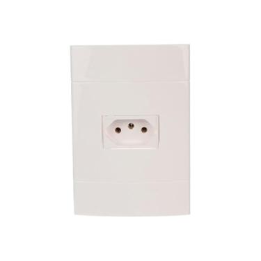 Imagem de Conjunto Tomada 2P+T 10A 250V Pl/Br Prm0444721, Schneider Electric