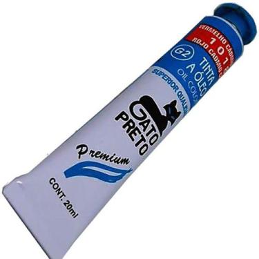 Imagem de Tinta Óleo Gato Preto Vermelho Cádmio Claro 20ml