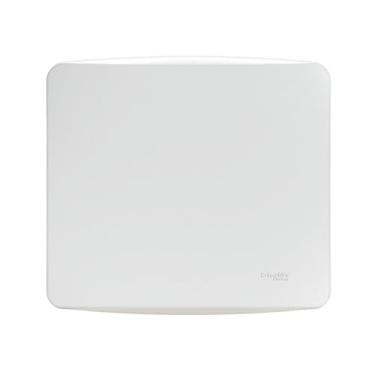 Imagem de Placa 4X4 Cega Branca Miluz S3B77400, Schneider Electric