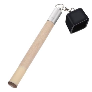 Imagem de Suporte de giz 2 em 1 para bilhar, suporte de giz portátil para tacos de sinuca, modelador de ponta de taco de sinuca, acessórios para taco de reparo, picador de ponta de taco de bilhar