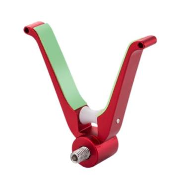 Imagem de rockible Vara de pesca resto cabeça pólo de pesca suporte luminoso silicone almofada apertos vara resto engrenagem de pesca titular da vara de pesca para fora , Vermelho