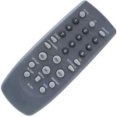 Imagem de Controle Remoto Compatível P/ Diversas Tvs Cce Cyber - Genérica
