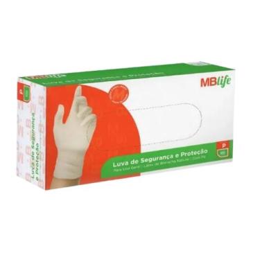 Imagem de Luva Látex Com Pó Uso Geral Pequena 100 Un MBlife - Medix