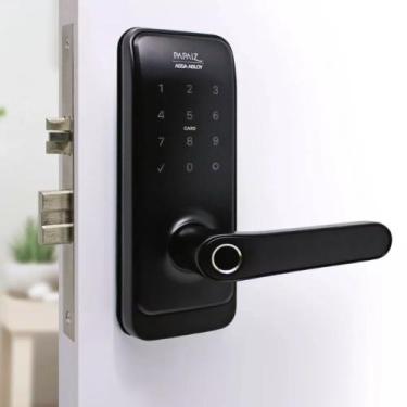 Imagem de Fechadura Digital Smart Lock Preta SL205 - Papaiz