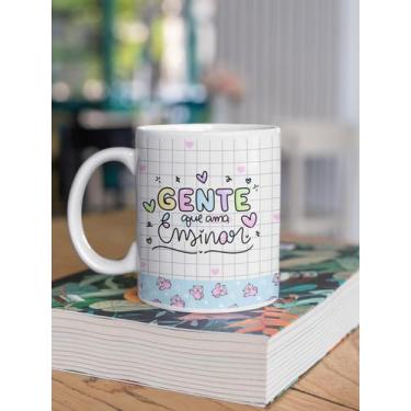 Imagem de Caneca Personalizada Dia dos Professores - Live, GENTE QUE AMA ENSINAR