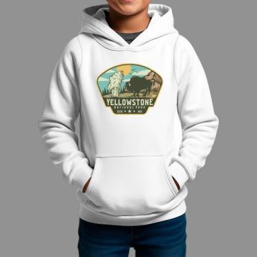 Imagem de Moletom Canguru Infantil Basico Masculino Moda De Country confortável 