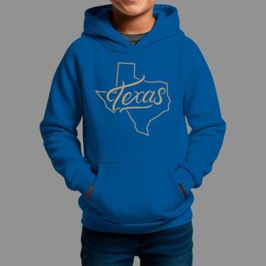 Imagem de Moletom Canguru Infantil Basico Masculino Moda Country Tecido Macio Te