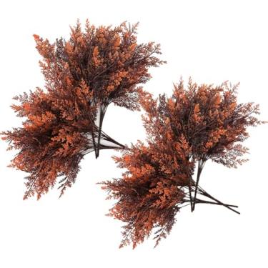 Imagem de Samambaias falsas arbustos artificiais com folhas de samambaia, folhagem de plástico, folhas artificiais de boston, plantas para decoração de jardim interno ao ar livre, festa de casamento, decoração