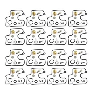 Imagem de Kit de reparo de carburador de motocicleta assento de válvula de agulha flutuante peças de reconstrução de carburador para XVZ1300 XVZ13 XVZ 1300 13 (4SET)