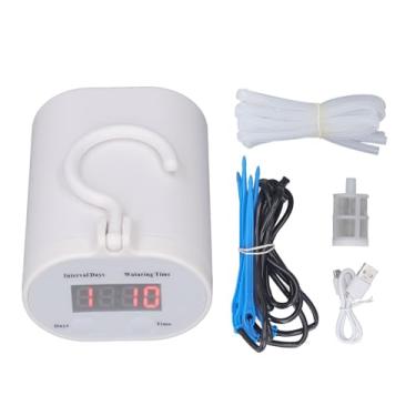 Imagem de MUNEFE Kit de irrigação por gotejamento automático, regador automático de plantas, sistemas de irrigação interna com temporizador para varanda de jardim interno externo (Support 4 Pot Drip)