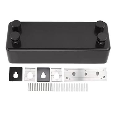 Imagem de Varal retrátil GRCFUMO de 13,8 pés, linha de secagem de roupas de aço inoxidável espessada para serviços pesados, linha de lavanderia dupla para hotel com varanda (Black)