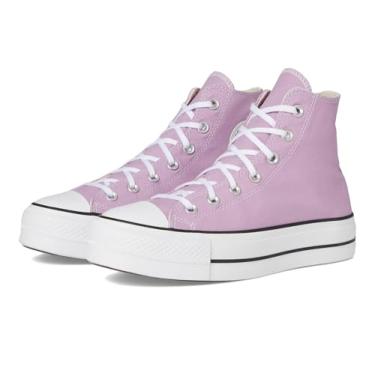 Imagem de Converse Chuck Taylor All Star Lift plataforma feminina, Ametista clássica/branco/preto, 34