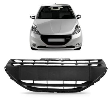 Imagem de Grade radiador peugeot 208 sport 2012 2013 2014 2015 2016 sem moldura 