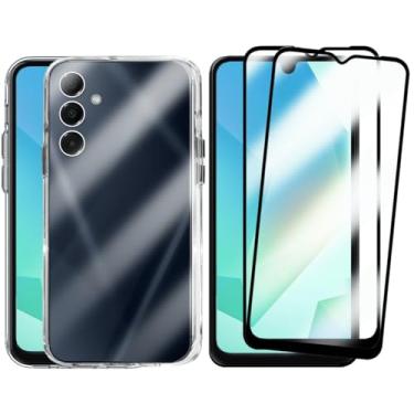 Imagem de Kit Proteção Samsung Galaxy A16, Capa Space Transparente com 2 Películas de Vidro 3D