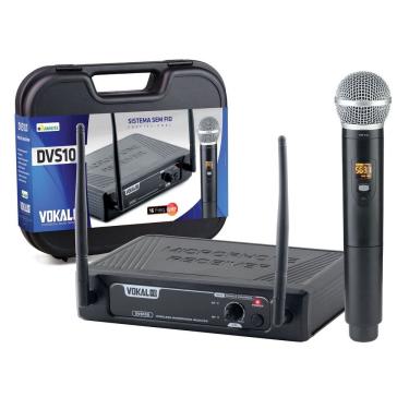 Imagem de Microfone Sem Fio Bastão Mão dvs 100 sm - vokal