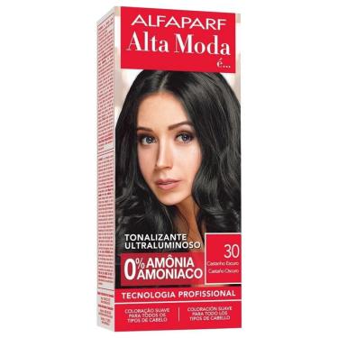 Imagem de Coloração Alta Moda Alfaparf 30 Castanho Escuro