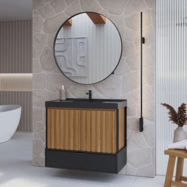 Imagem de Gabinete de Banheiro Toucador Ana 80