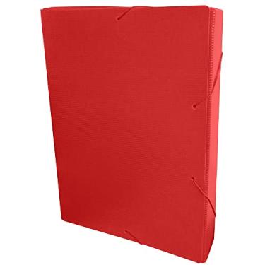 Imagem de Dello - Pasta Aba Elástico OF. LB 3,5cm Polidello Vermelha, 0962.U.0010P - Pacote com 10 unidades