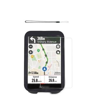 Imagem de WUNIAK Capa para iGPSPORT iGS800 Bike Computer Touchscreen, Capa protetora de silicone macio portátil resistente a arranhões e choque com protetor de tela e cordão, preta