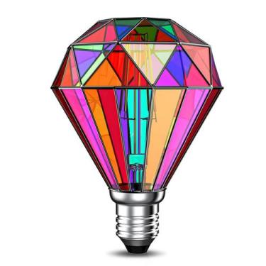 Imagem de Lâmpada LED de vitrais Hompavo atualizada regulável de 3,5 W