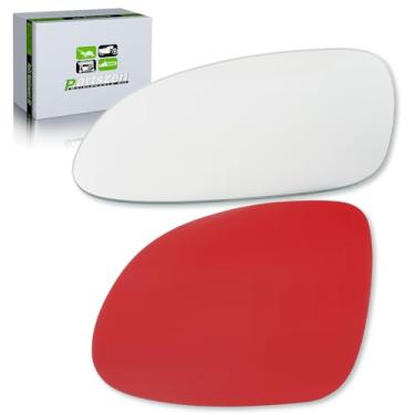 Imagem de partszen 5N0-857-521-A Vidro Retrovisor Lateral Esquerdo Apto para Volkswagen Tiguan 2009-2017 com Adesivo de Tamanho Completo