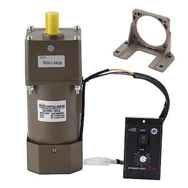 Imagem de AC 90W Fase de fase monofina Desaceleração do motor de engrenagem Ajusta ajustável (Taxa de redução de velocidade 5k)