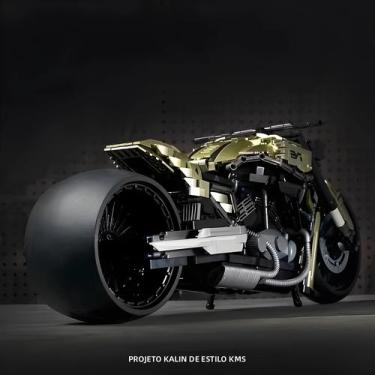 Imagem de Brinquedo de Blocos de Construção - Modelo de Motocicleta com 2427 Peç