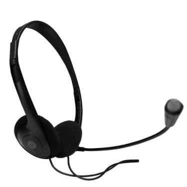 Imagem de Headset Office Stereo Usb Com Adaptador Usb-C Preto Bright