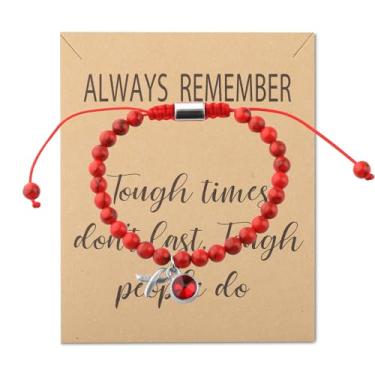 Imagem de CENWA Fita de conscientização de doenças cardíacas vermelhas/pulseira de corda fita vermelha conscientização joias suporte presente para mulheres, Liga de aço, Liga metálica.