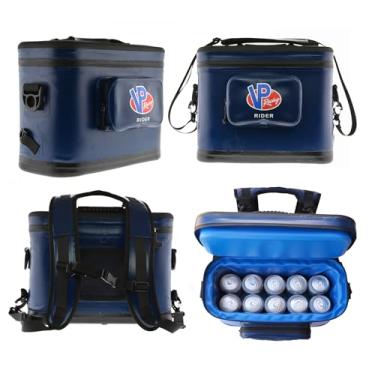 Imagem de Conjunto de 2 refrigeradores RC102 Rider coolers PWC Jet Ski com 10 latas para todas as embarcações pessoais com logotipo VP Racing (azul)
