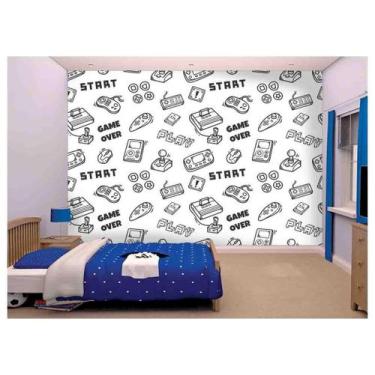 Imagem de Papel De Parede Infantil Video Games Joystick s106 - Você Decora