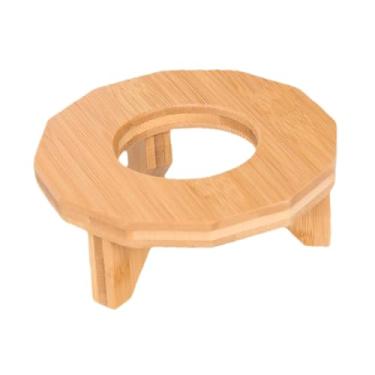 Imagem de menolana Suporte de exibição de basquete de madeira Suporte de mesa de esfera de exibição de bola comemorativa para armários