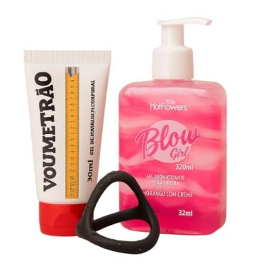 Imagem de Kit Estímulo & Potência Masculina 3 em 1 – Volumetrão + Blow Girl + Anel Peniano | Discrição, Controle e Prazer