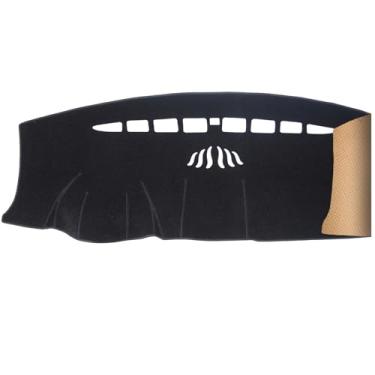 Imagem de QUYDDC Capa de painel adequada para Ford Edge 2011 2012 2013 2014 (serve para veículos sem modelos HUD) | Antirreflexo, proteção solar, à prova de poeira, à prova de UV | Capas de painel acessórios