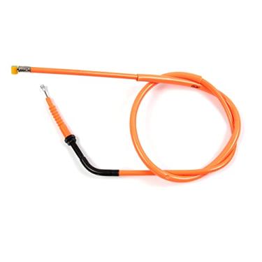 Imagem de Cabo de embreagem Arashi para Honda CB400 Vtec 1999-2012, linha de fio inoxidável e acessórios de substituição de motocicleta de borracha peças laranja