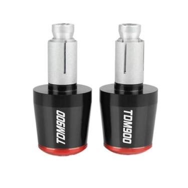 Imagem de Extremidades das manoplas de guidão de motocicleta, tampas de extremidade, acessórios deslizantes de peso para TDM900 TDM 900 900A TDM850 TDM 850