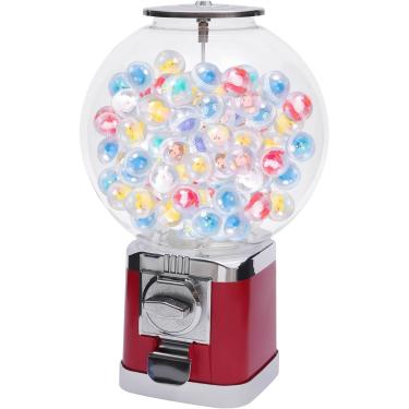 Imagem de Máquina De Chiclete Cai Gumball, 500 Bolas Ou Doces Com Um Diâmetro De 1,26 Polegadas De Grande Capacidade, Dispensador De Doces De 18 Polegadas Para Lojas De Varejo, Parques De Div, Green
