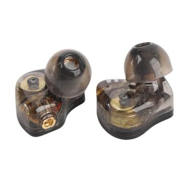 Imagem de Jectse Fones de Ouvido Com IEM Com Fio HiFi, Fones de Ouvido Com Cancelamento de Ruído Com Cabo Destacável, para Músicos Cantores Entusiastas da Música, Estúdio de Palco (BLACK)