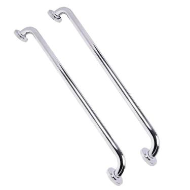 Imagem de Alça Barra Apoio Kit 3 Uni Inox Gestante Deficiente Acessivel Idoso Criança Suporte Segurança Anti Q