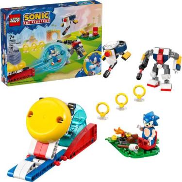Imagem de Lego Sonic Batalha na Fogueira do Sonic 77001 com 177pcs