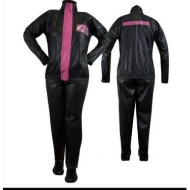 Imagem de Capa de Chuva para Motociclista em PVC 100% Impermeável - Fly, Preto c