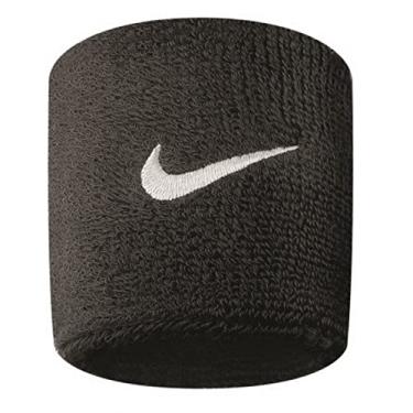 Imagem de Munhequeira Pequena Swoosh Wristband 2 Unid, Único, Preto